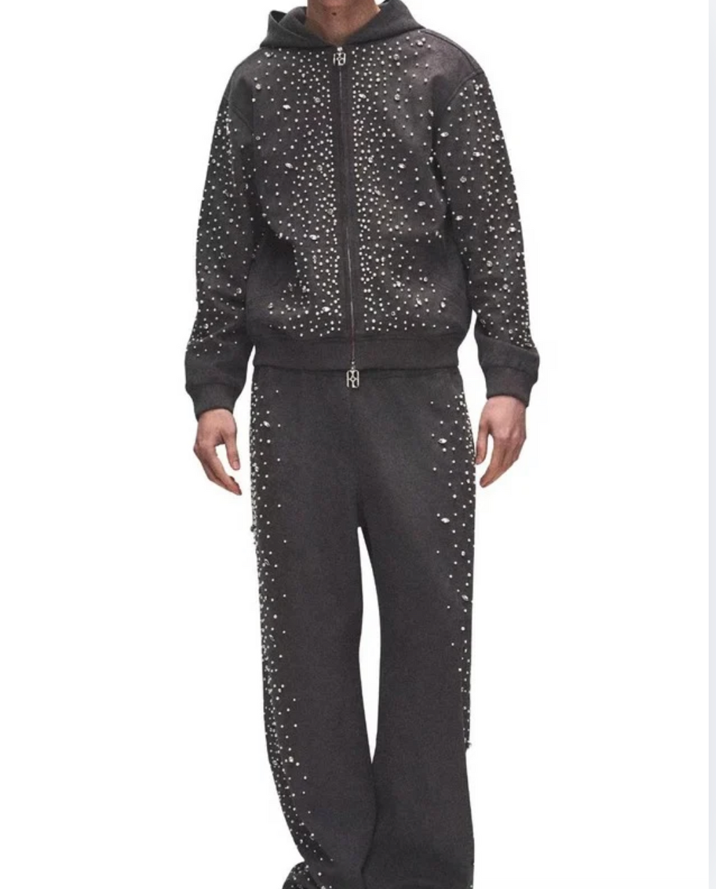 BORN STAR RHINESTONE SWEATSUIT