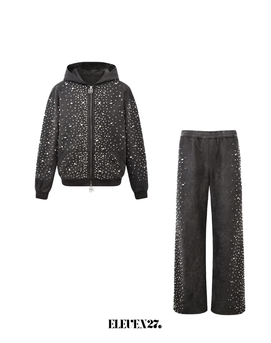 BORN STAR RHINESTONE SWEATSUIT