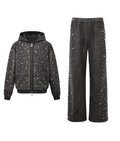 BORN STAR RHINESTONE SWEATSUIT